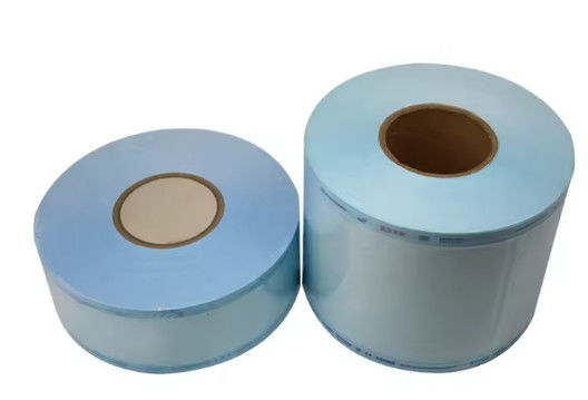 Medical Grade 55mm*200m Sterilization Heat Sealing Flat Reel  For Dental Equipment