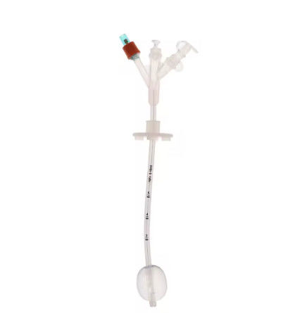 Medical Grade Silicone Gastrostomy Tube With Gastric Balloon And Rounded Tip