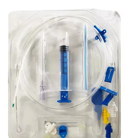 Double Central Venous Catheter With Ultra Soft Tip Soft Catheter Hub Movable Clamp Radiopacity
