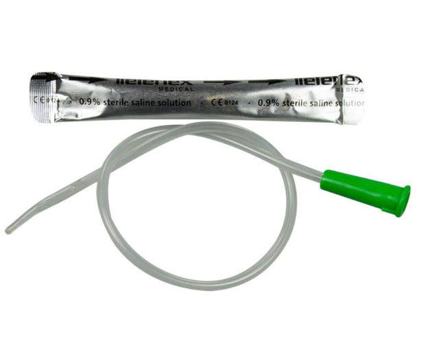 20cm/40cm 14Fr Hydrophilic Intermittent Catheter With Easy-break Water Sachet Customed Color