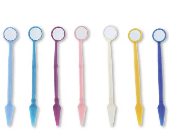 Disposable Anti Fog Dental Mouth Mirror Sterilization Glass Lens