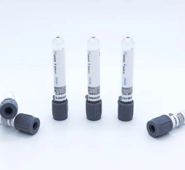 100pcs/package13x75mm 5ml Glucose Tube Plasma Blood Collection Tube PET / Grass Material