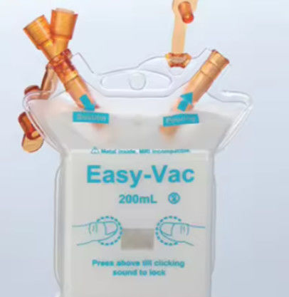 200ml Easy Vac Suction Reservoir Highest Quality Closed Wound Suction Drainage System