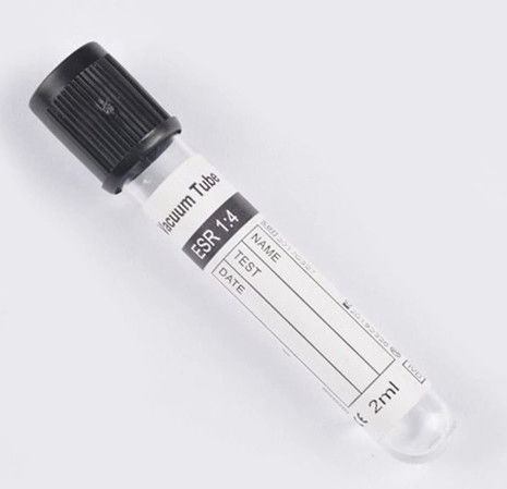 2ml Grass Black Top ESR Tube Whole Blood Collection Tube