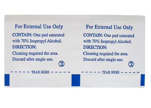 Sterile Non-woven Medical Alcohol Swab 70% Isopropyl Phone Wipes Alcohol Prep Pad