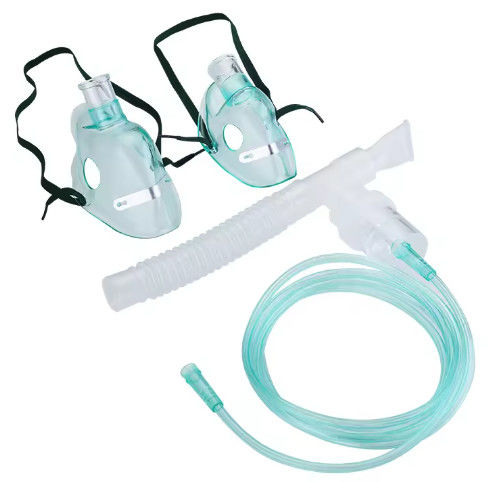High Concentration Medical Sterile Adjustable Nebulizer Face Mask Pvc Nebulizer Mask Kit