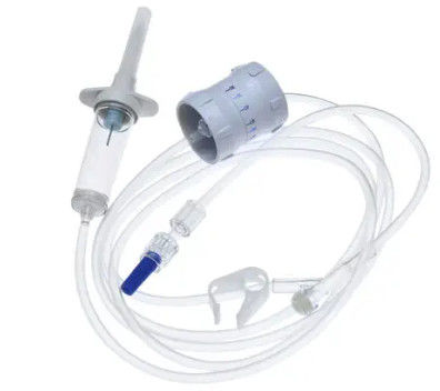 IV Infusion Set With Regulator IV Tubing Flow Regulator With Y Port Latex Free