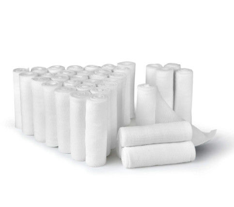 100% Cotton Medical Supplies Wound Healing Stretch Gauze Bandage Roll