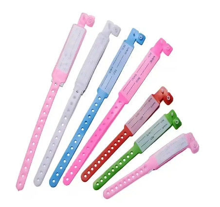 Eco-Friendly Elastic Wristbands Patient Identification Bracelets For Patient Identification In Hospitals