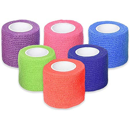 7.5cm*4.5m Cotton And Spandex Fabric Tear Stretch Adhesive Bandage Custmed