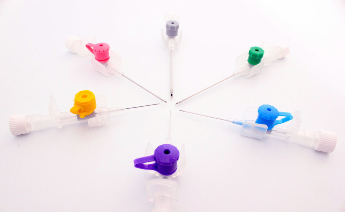 Medical Disposable IV Catheter 14g 16g 18g 20g 22g 24g IV Cannula With Rotateed Wings
