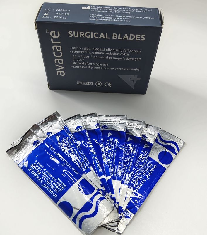 Disposable Surgical Blade Sterile Stainless Steel Carbon Steel Surgical Scalpel Blade