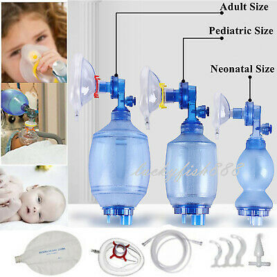 1600ml PVC Adult Manual Resuscitator Breathing Bag Manual Resuscitator Ambu Bag+Oxygen Tube