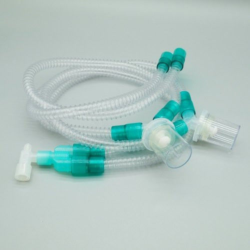 Disposable Adult 1.5m Reinforced PVC Breathing Circuit Medical Breathing Tube