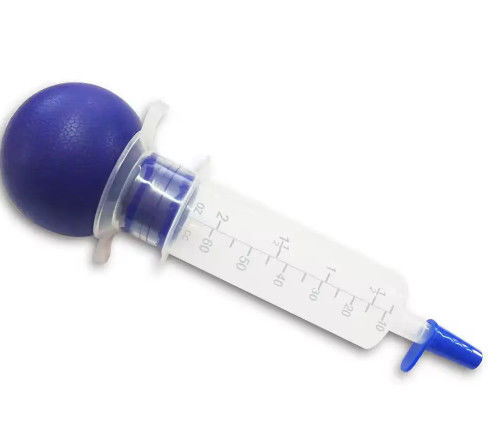 80ml Bulb Irrigation Syringe Irrigating Dental Syringes Sterilized Plastic Bulb Syringes With Tip Cap