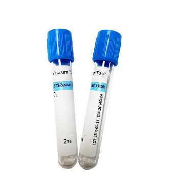PT Tube Medical Blood Test 3.2% Sodium Citrate Vacuum Blood Collection PT Tube With Blue Top