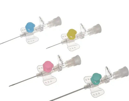 Medical Sterile 14G 18G 20G 22G 24G 26G Iv Cannula With Wings With Port