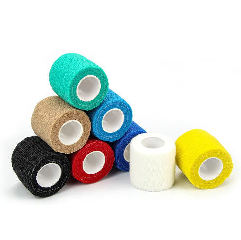 Elastic Self Adhesive Non Woven Bandage Wrap For Athletic Elastic Cohesive Bandage