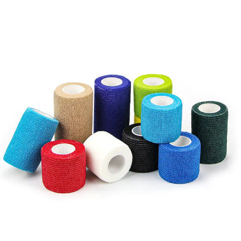 Elastic Self Adhesive Non Woven Bandage Wrap For Athletic Elastic Cohesive Bandage