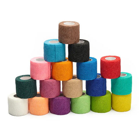 Elastic Self Adhesive Non Woven Bandage Wrap For Athletic Elastic Cohesive Bandage