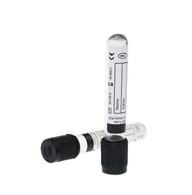 ESR Vacuum Blood Collection Tube Black Cover Sodium Citrate Vacutainer Tubes With CE