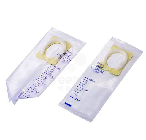 Disposable 100ml 200ml Urine Collector Baby Pediatric Urine Bag Pediatric Urine Collection Bag