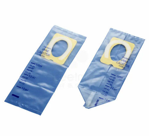 Disposable 100ml 200ml Urine Collector Baby Pediatric Urine Bag Pediatric Urine Collection Bag