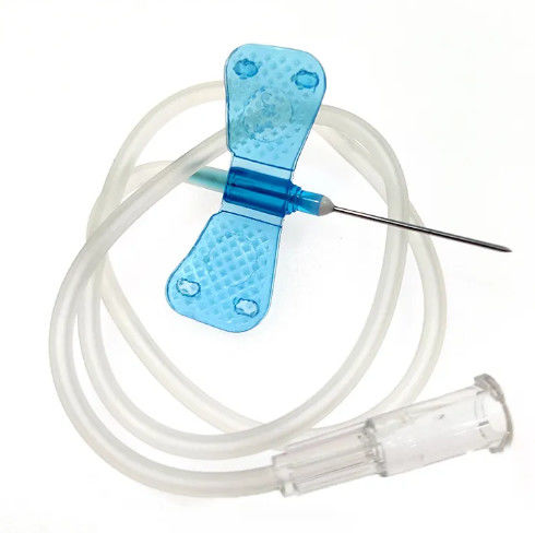 Scalp Vein Set Medical 19G 20G 21G 22G 23G 24G 25G 26G 27G Butterfly Needle With Double Wing