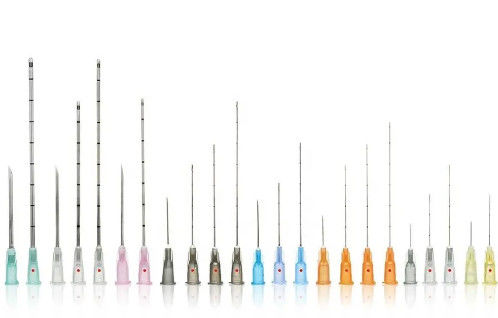 18g 21g 23g 25g 27g Disposable Cosmetic Dermal Filler Sleeve Facial Lift Blunt Tip Cannula Needle