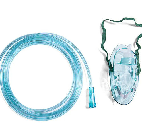 CE ISO Certified Disposable Medical Pvc Oxygen Mask With Tubing
