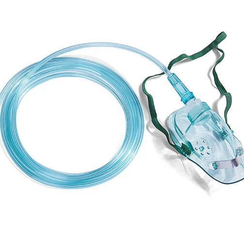 CE ISO Certified Disposable Medical Pvc Oxygen Mask With Tubing