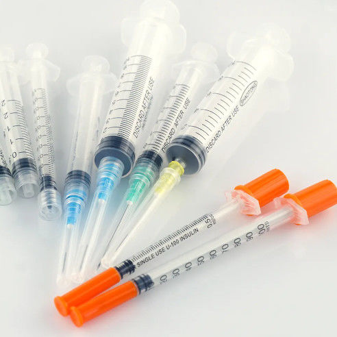 Medical Syringes Disposable Syringe Plastic Injection Syringe 1cc 2cc 3cc 5cc 1ml 3ml 5ml 10ml Manufacturer