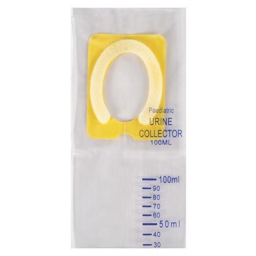 Medical Pediatric Urine Collector Bag PVC Transparent 100ml 200ml 500ml Drainage Urine Leg Bag
