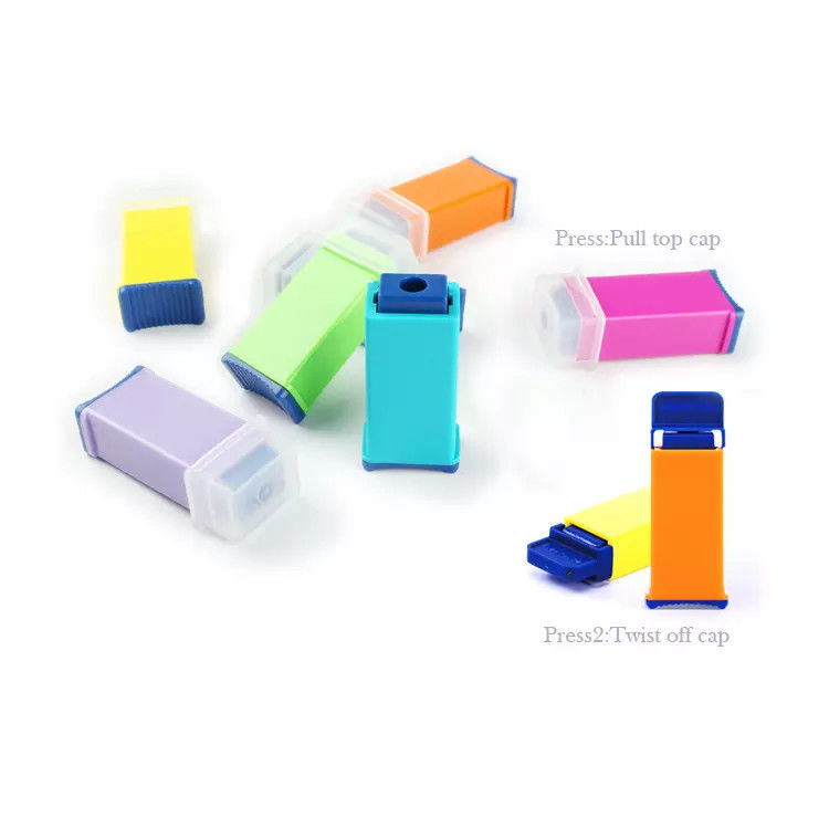 Medical Sterile Disposable Automatic Safety Blood Lancets Pressure Activated Design