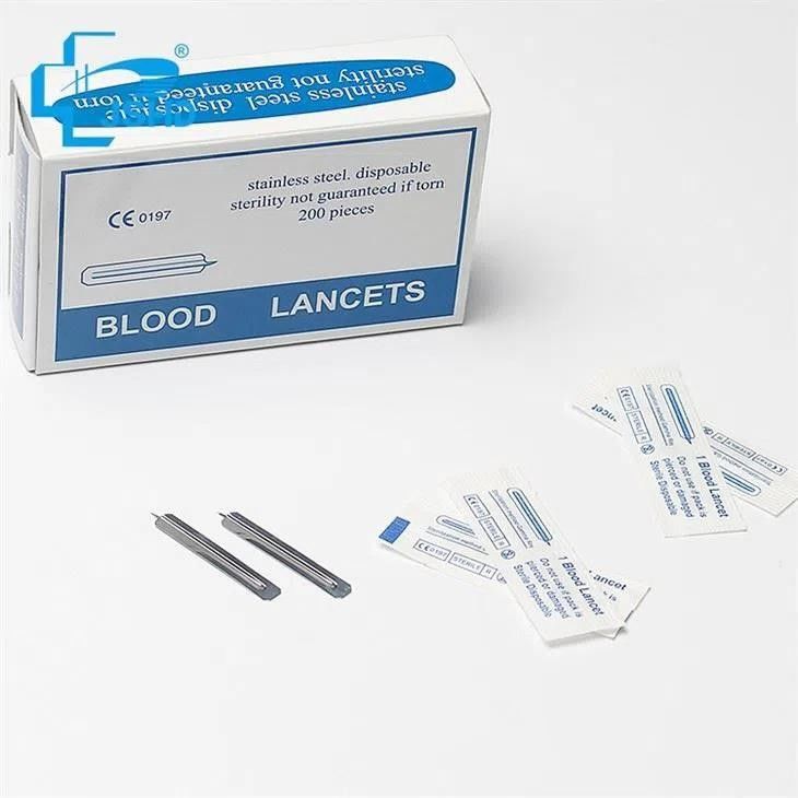 Medical Equipment Stainless Blood Collection Needle Steel Blood Lancet