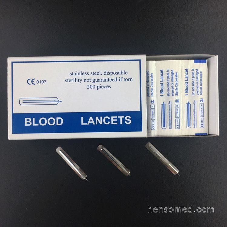 Medical Equipment Stainless Blood Collection Needle Steel Blood Lancet