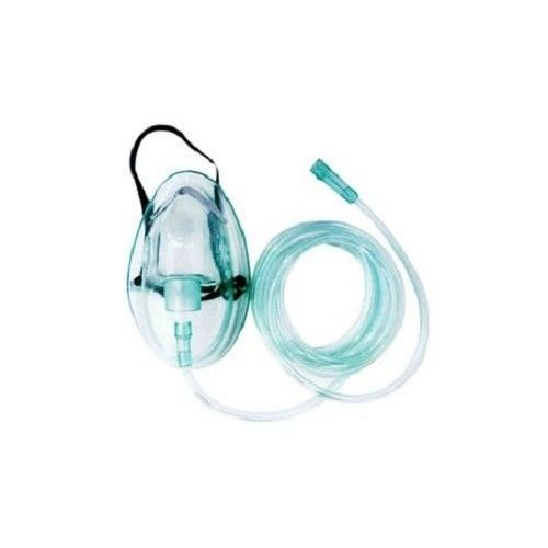 Wholesale Cheap Prices Transparent Medical Material PVC Oxygen Mask For Hospital With 2.1m Tubing