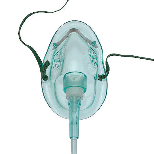 Wholesale Cheap Prices Transparent Medical Material PVC Oxygen Mask For Hospital With 2.1m Tubing