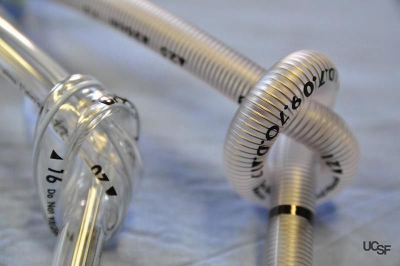 3mm-9mm Medical PVC Reinforced Cuffed Endotracheal Tube With A Spiral Wire