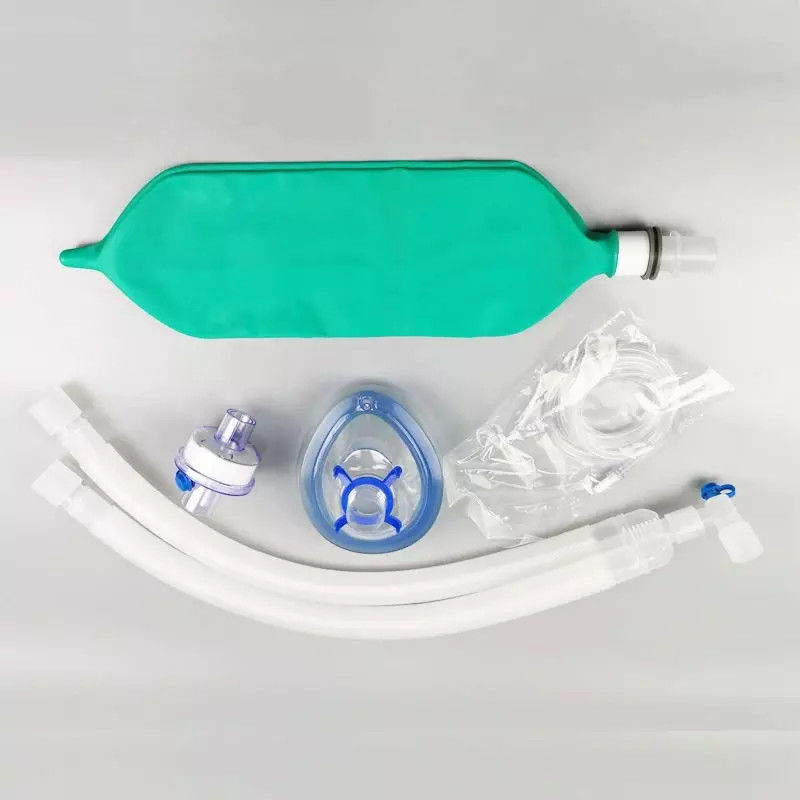 Disposable Medical Adult 1.5m  Anesthesia Breathing Circuit-Set Expandable Circuit With Mask Breathing Bag