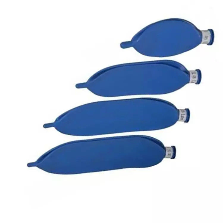 Disposable 0.25L  0.5L 1L 2L 3L Latex Breathing Bag For Anesthesia Breathing System
