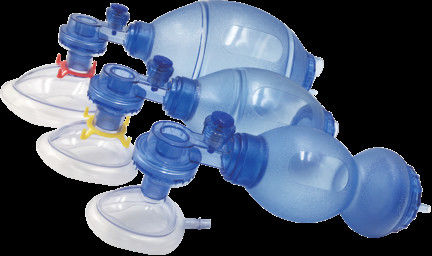 Medical Disposable Manual Resuscitation Kit PVC / Silicone Resuscitator For Adult And Child