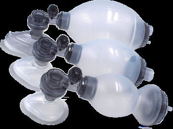 Medical Disposable Manual Resuscitation Kit PVC / Silicone Resuscitator For Adult And Child