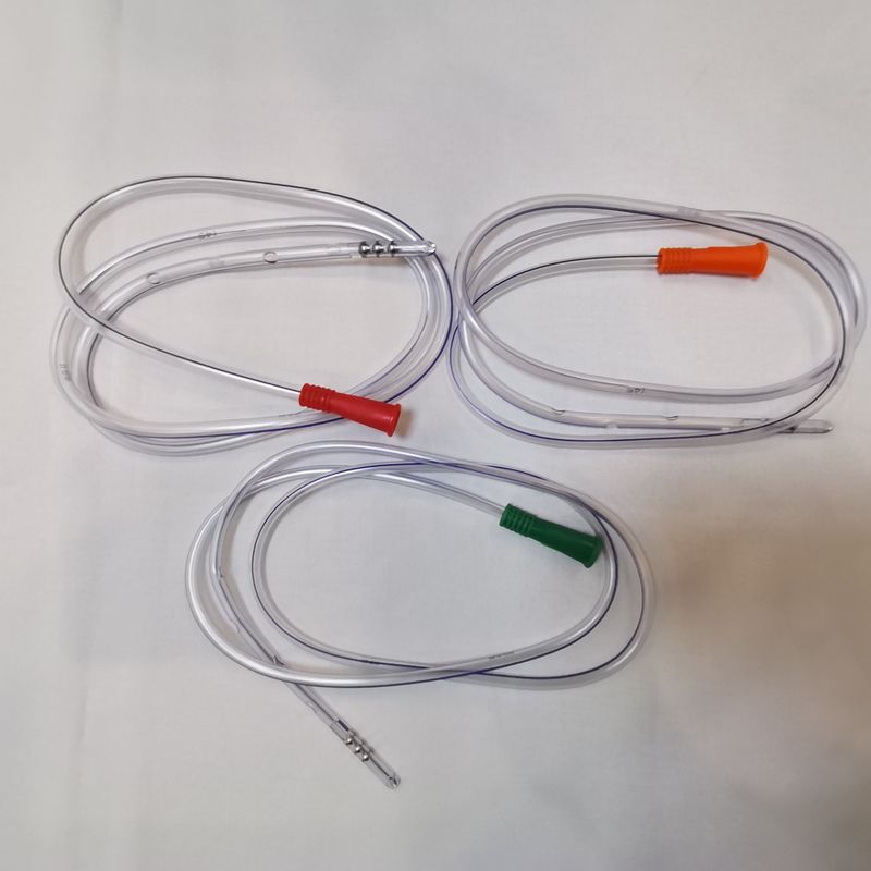 PVC Enteral Feeding Tube Gravity Gastrostomy Stomach Tube Sizes Fr16 With Guide Wire