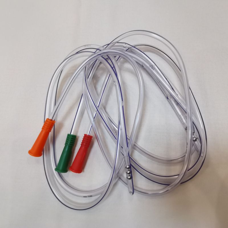 PVC Enteral Feeding Tube Gravity Gastrostomy Stomach Tube Sizes Fr16 With Guide Wire
