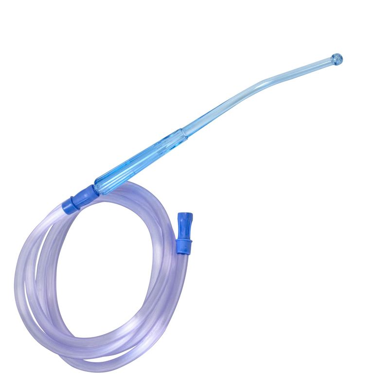 Disposable Yankauer Suction Connecting Tube 1/4" Inch 3/16" Inch 9/32" Inch Handle Type Of Suction Tube