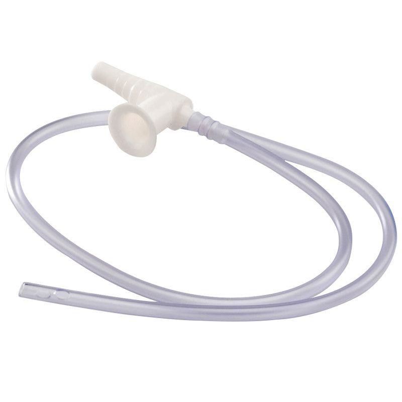 CE Approved Medical Disposable Suction Catheter With T Type Connector Color Code Suction Tube