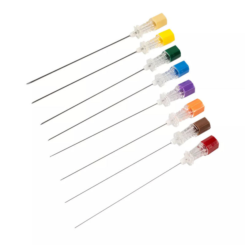 18G-27G Spinal Needle Pencil Point Medical Spinal Needle With Quincke Bevel Or Pencil Point With Introducer