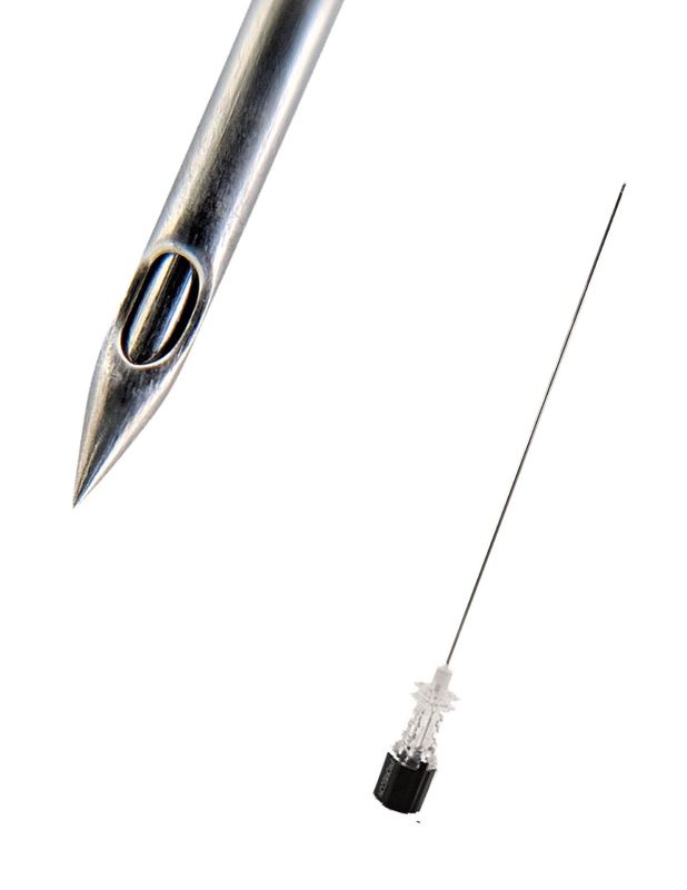 18G-27G Spinal Needle Pencil Point Medical Spinal Needle With Quincke Bevel Or Pencil Point With Introducer