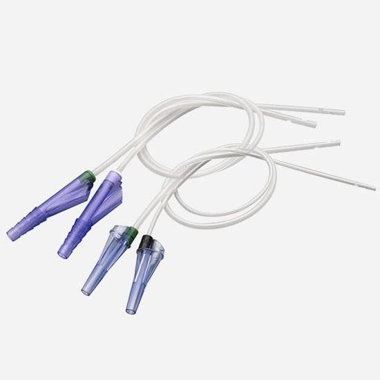 Medical Surgical Customized Sizes PVC Y Types Suction Catheter Suction Connection Tube Sputum Suction Catheter